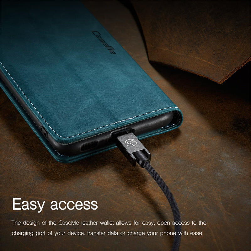 Business Slim Galaxy S23 Plus Case Leather Wallet Case for Samsung S23 Plus Black Brown Blue Red Coffee