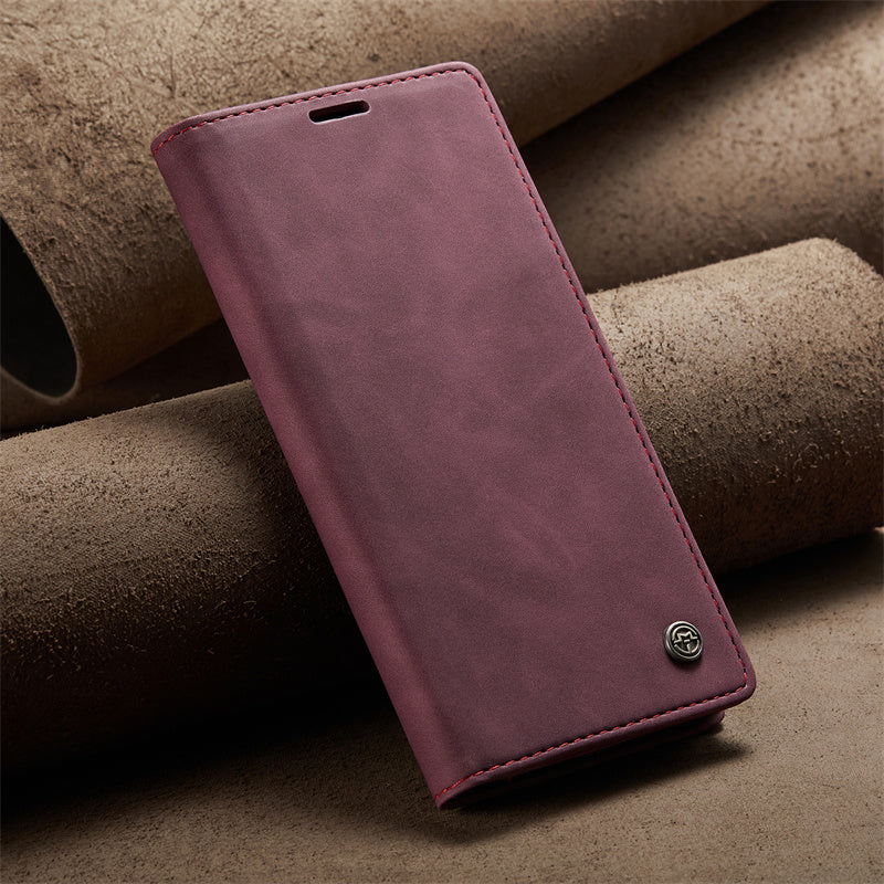 CaseMe Phone Case for Oppo find X6 Pro Wallet Leather Case Black Brown Blue Red Coffee